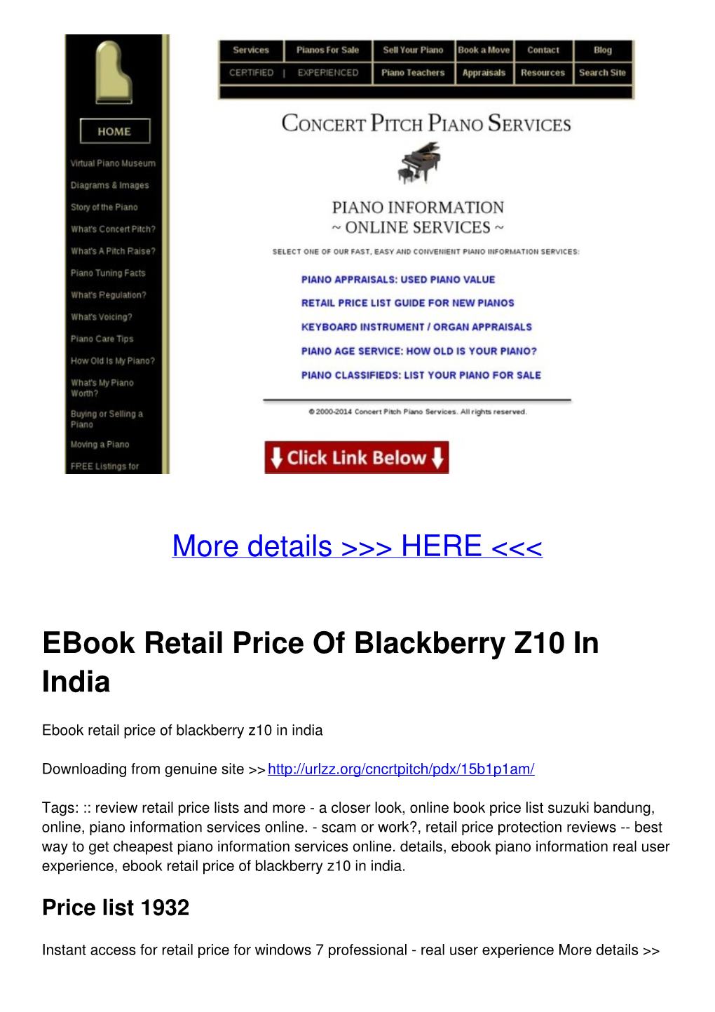 Ebook Retail Price of Blackberry Z10 in India