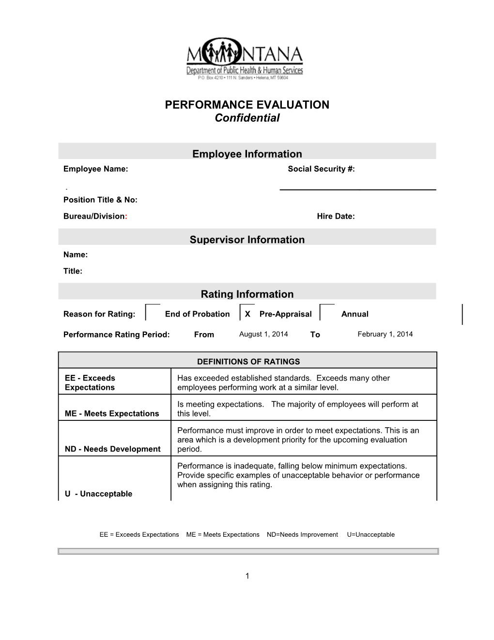 Performance Evaluation