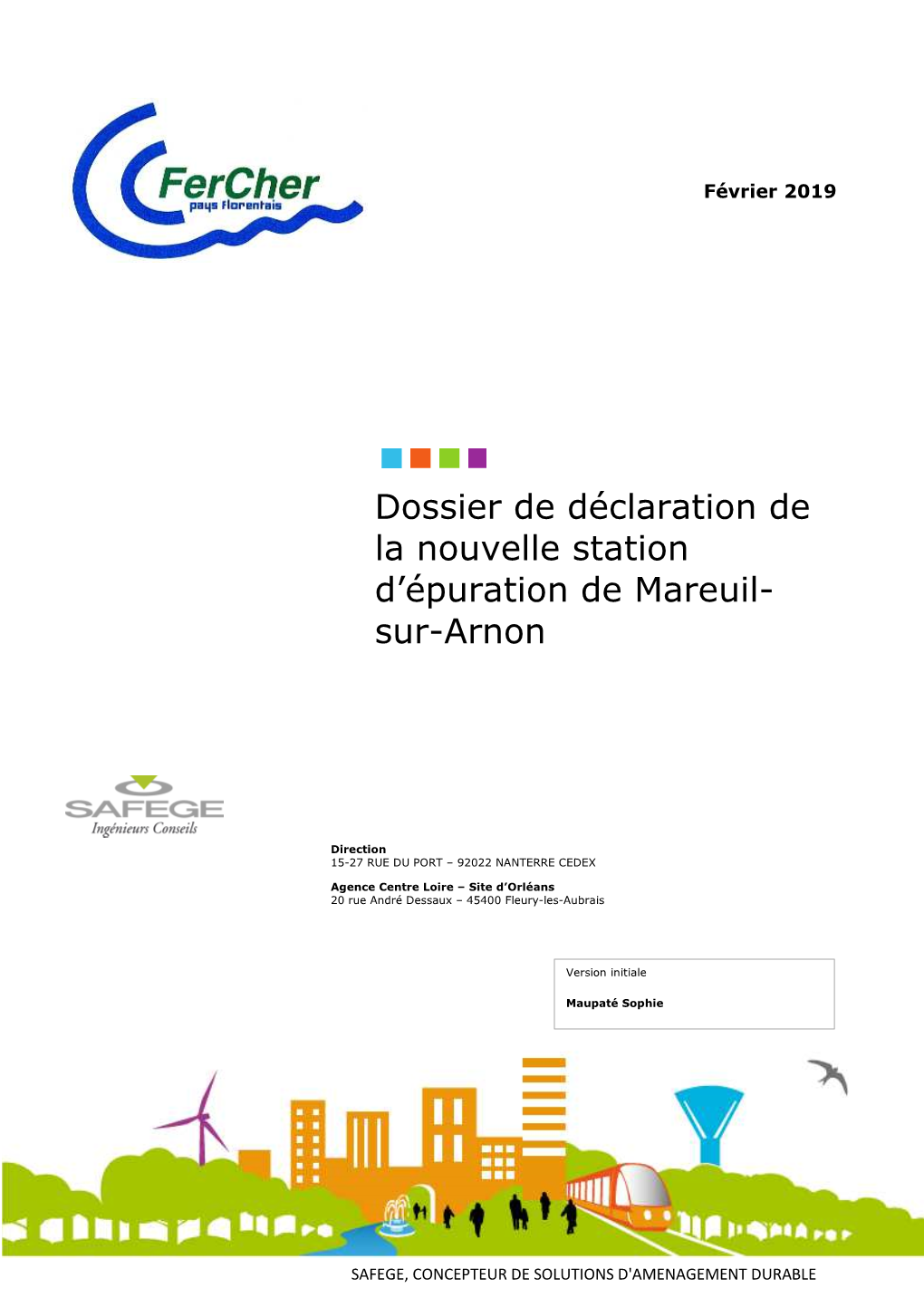 Dossier Déclaration STEP Mareuil-Sur-Arnon