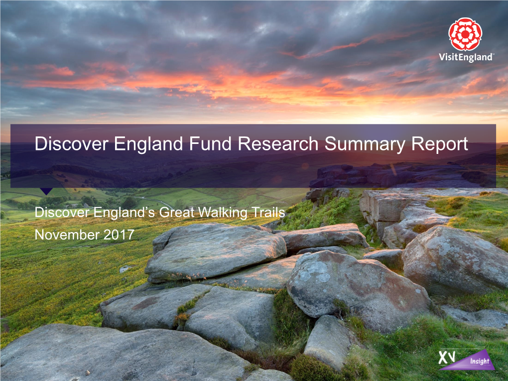 Discover England: Summary Insights on Overseas Visitors
