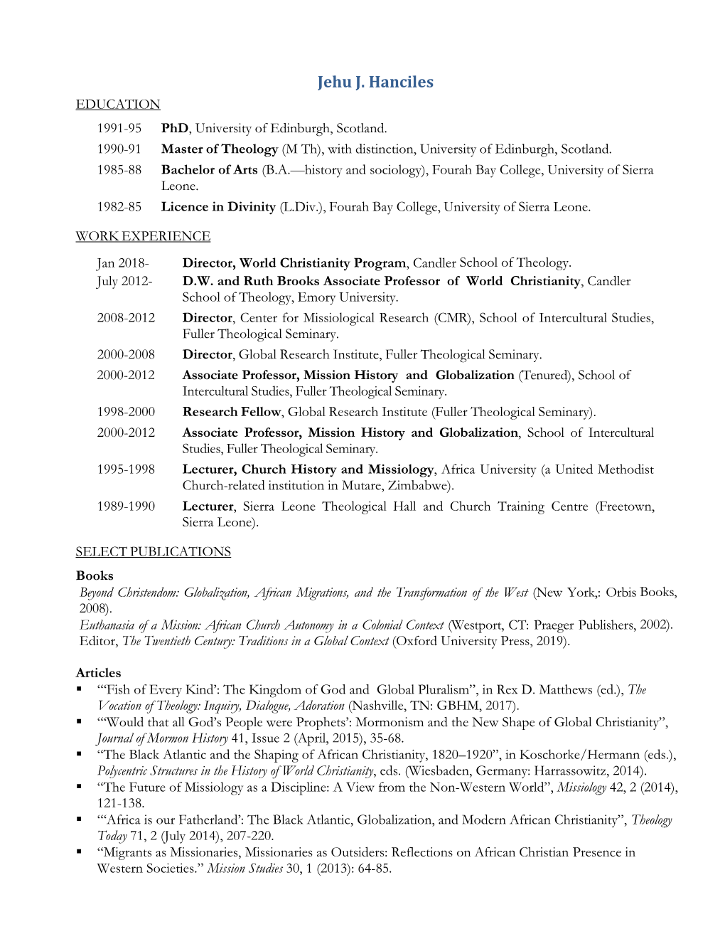 Global South Missionary Movements: Emergence, Contours, and Agency