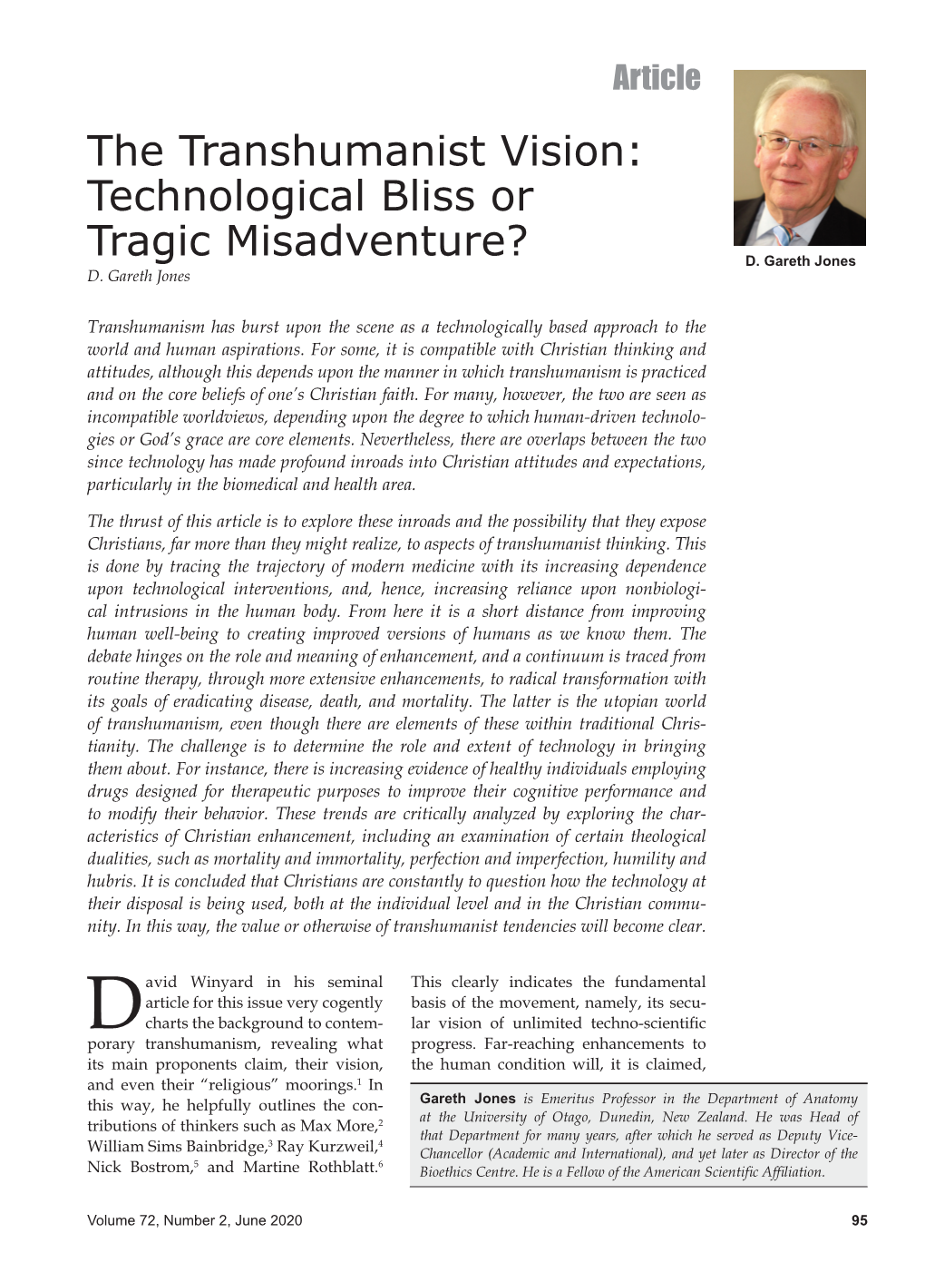 The Transhumanist Vision: Technological Bliss Or Tragic