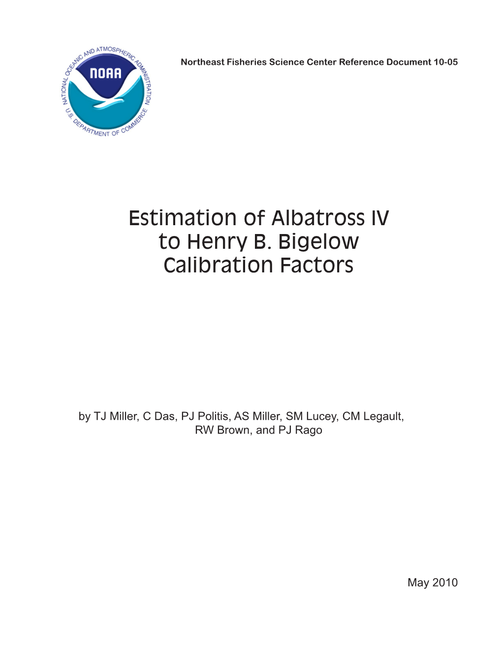 Estimation of Albatross IV to Henry B. Bigelow Calibration Factors