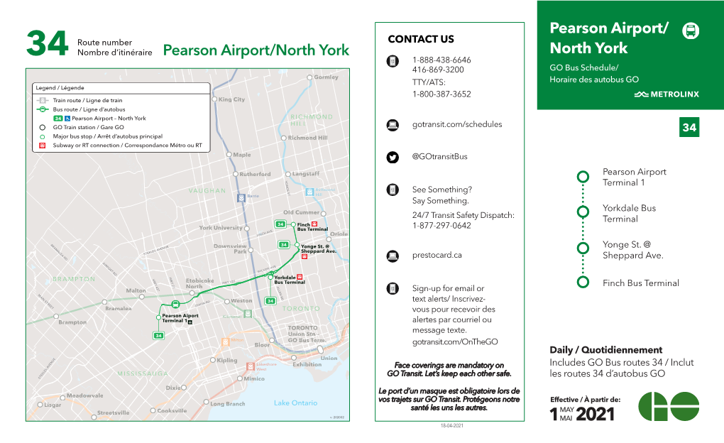 Table 34 Pearson Airport North York.Indd