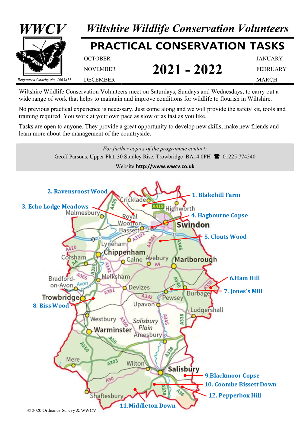 Wiltshire Wildlife Conservation Volunteers PRACTICAL