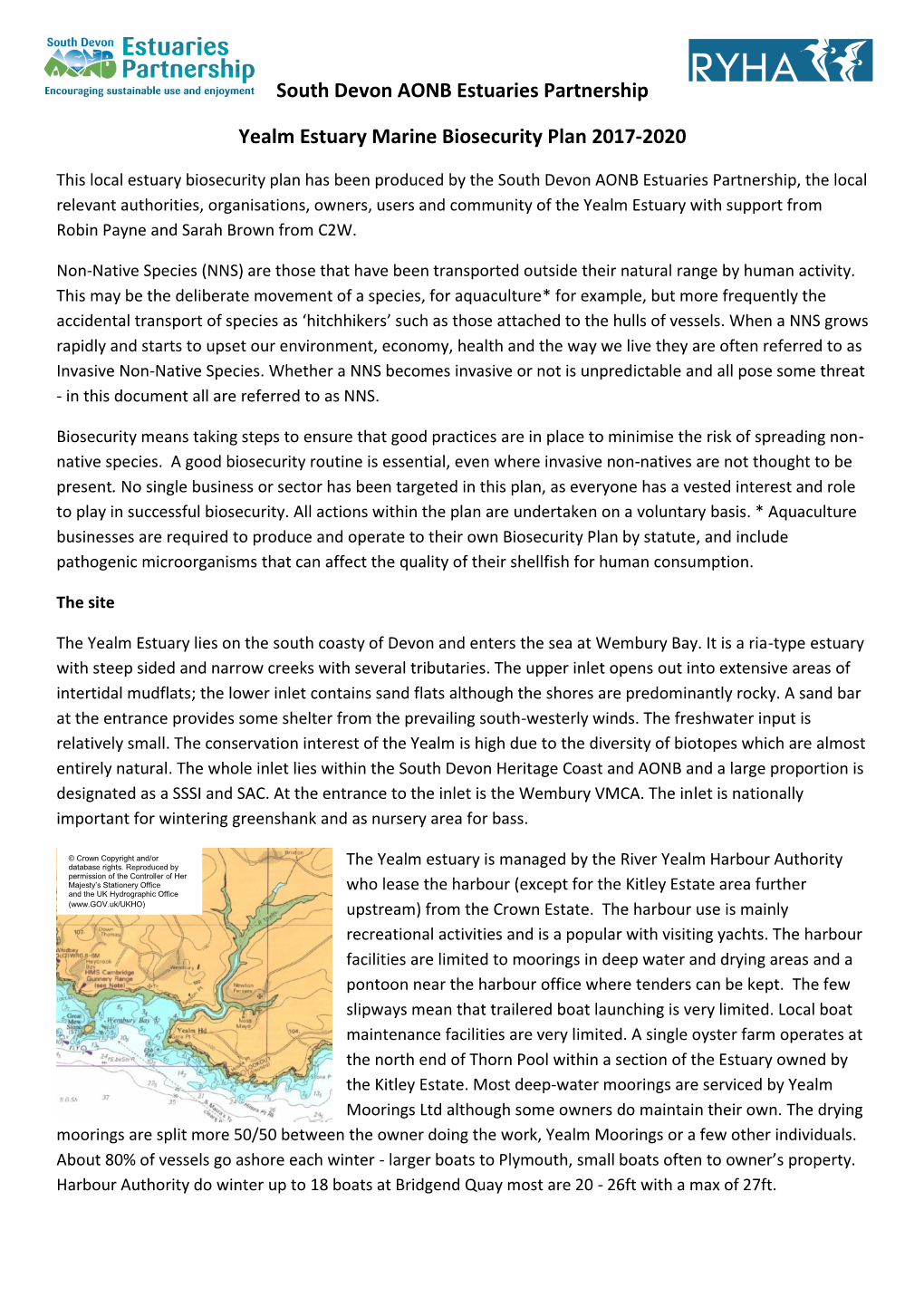 Yealm Estuary Biosecurity Plan