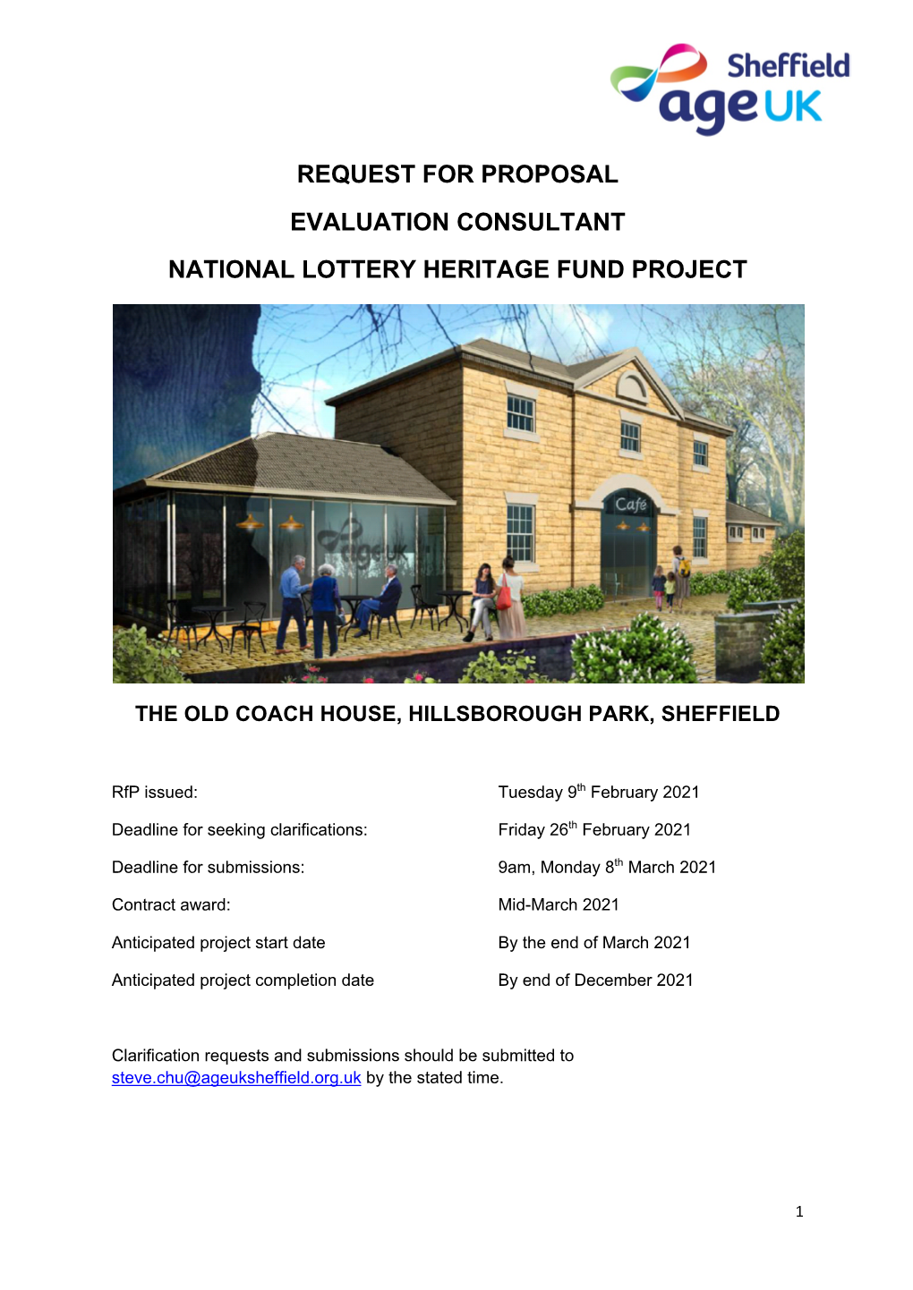 Request for Proposal Evaluation Consultant National Lottery Heritage Fund Project