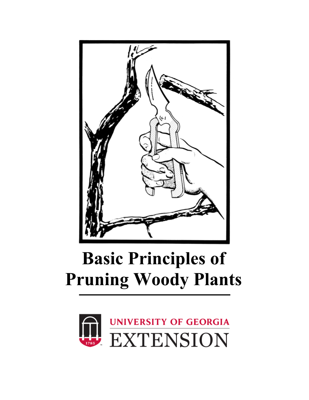 Basic Principles of Pruning Woody Plants
