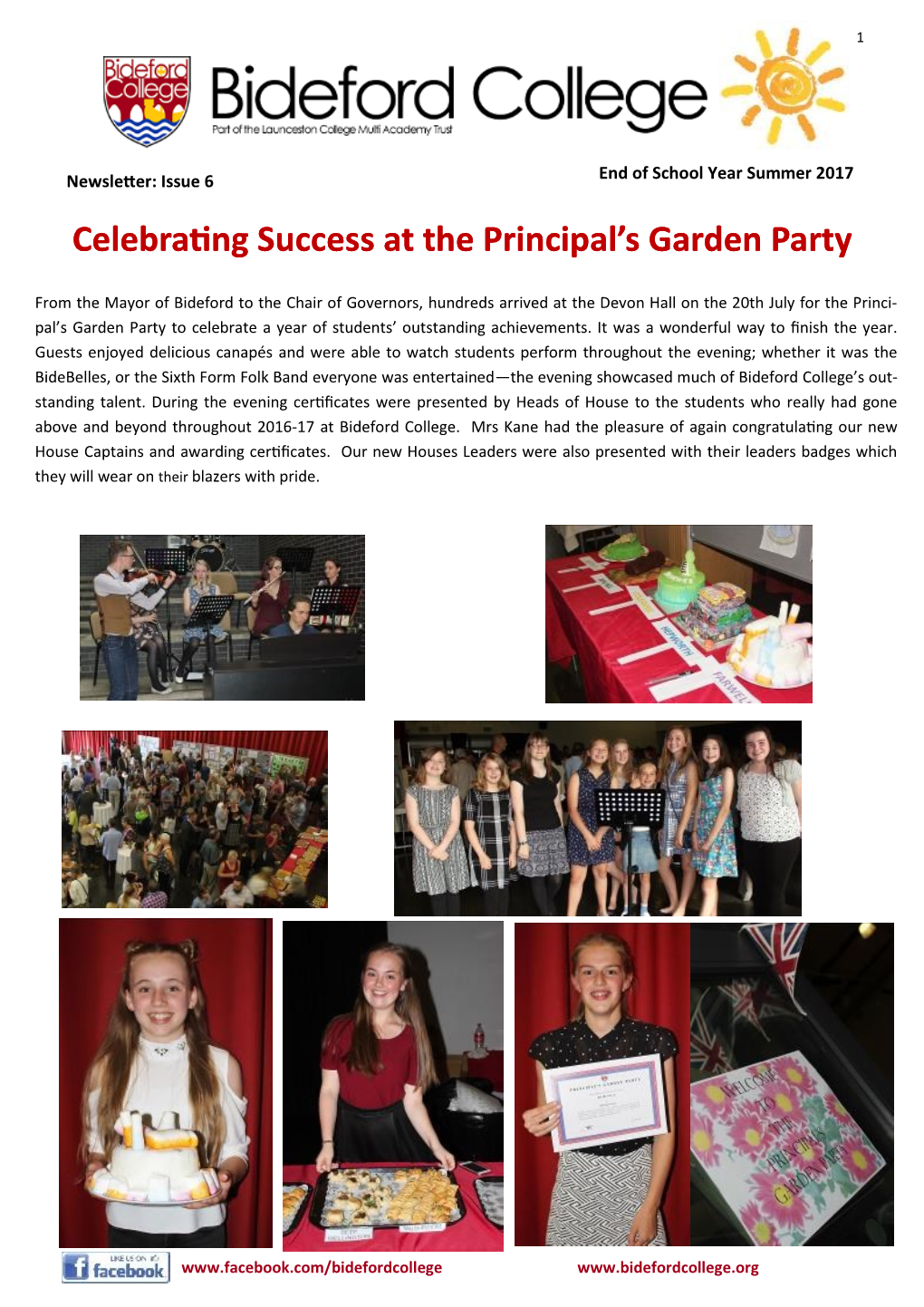 Celebrating Success at the Principal's Garden Party