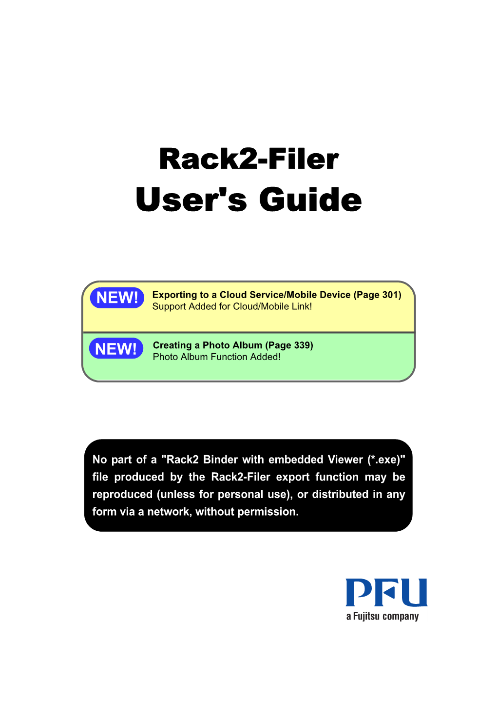 Rack2-Filer User's Guide