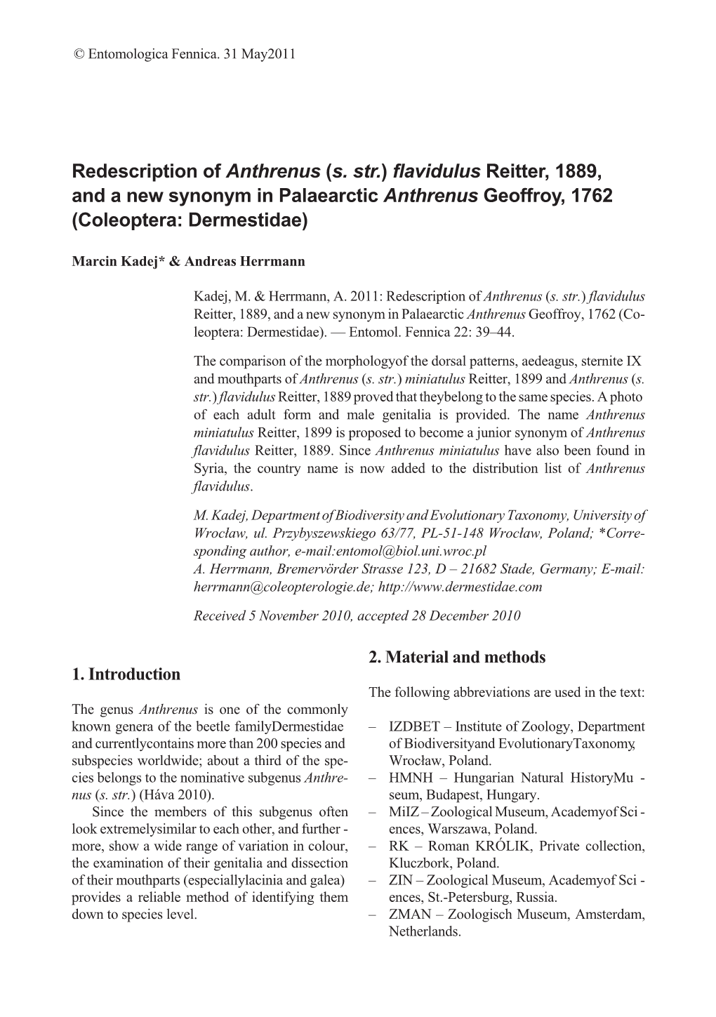 Redescription of Anthrenus (S