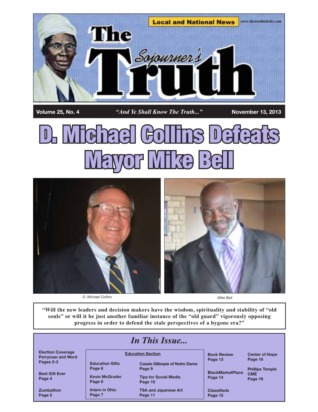 D. Michael Collins Defeats Mayor Mike Bell