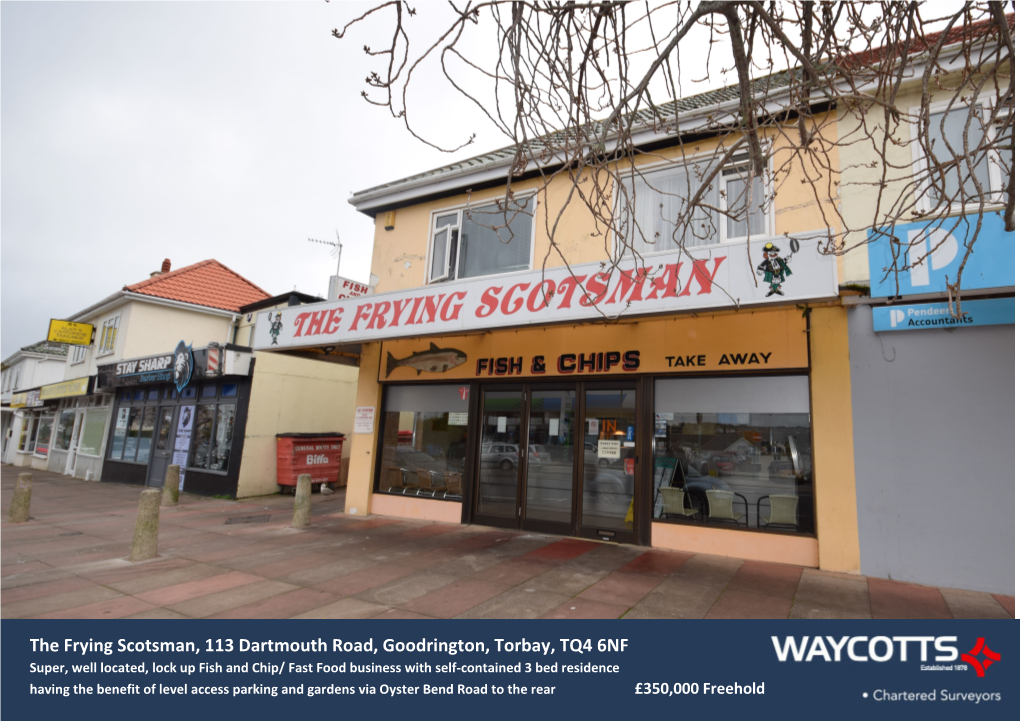 The Frying Scotsman, 113 Dartmouth Road, Goodrington, Torbay, TQ4