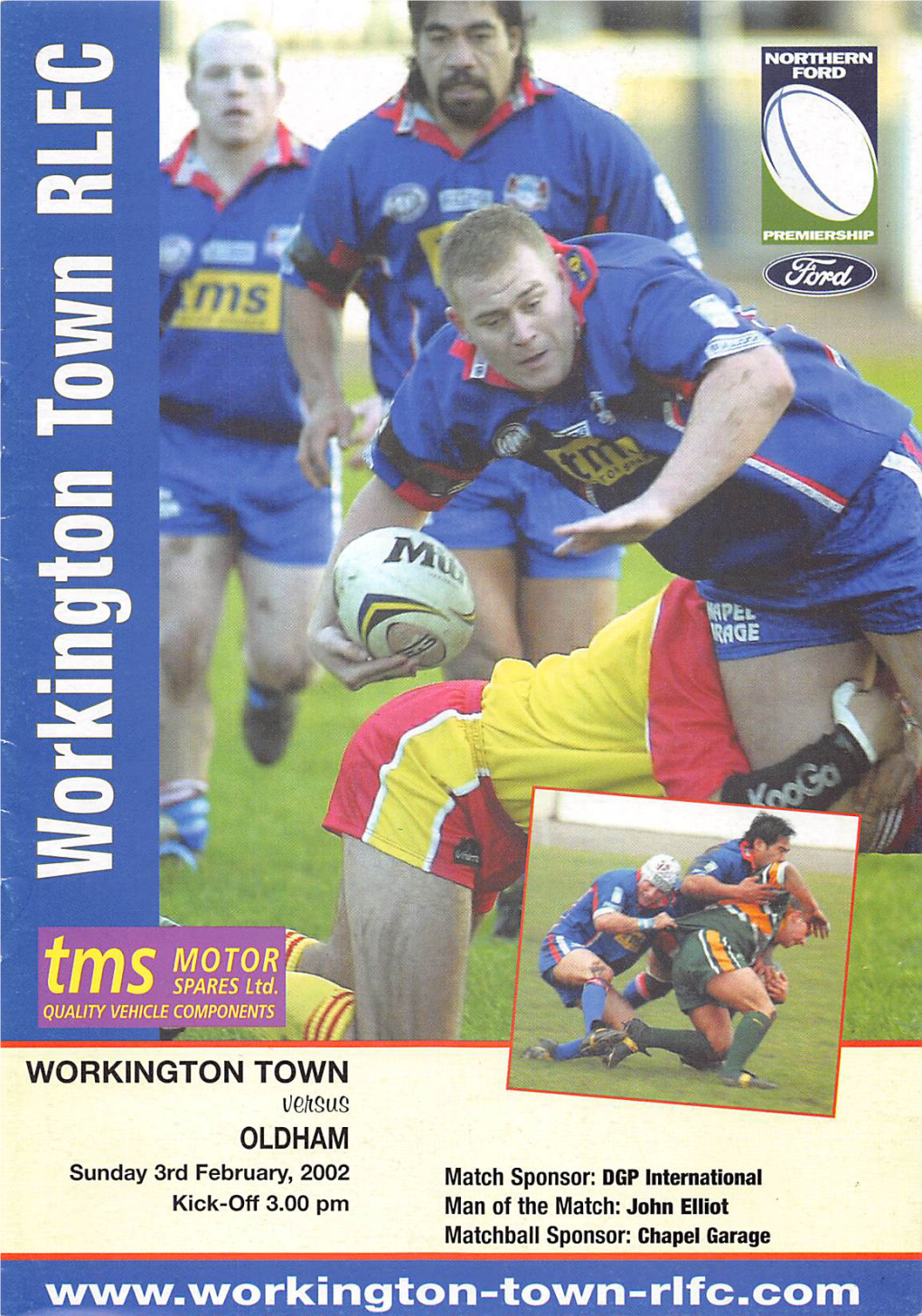 WORKINGTON TOWN RUGBY LEAGUE FOOTBALL CLUB Club Ofﬁcials 2001/2002 Haigh’S Butchers C L U B P R E S I D E N T W.K