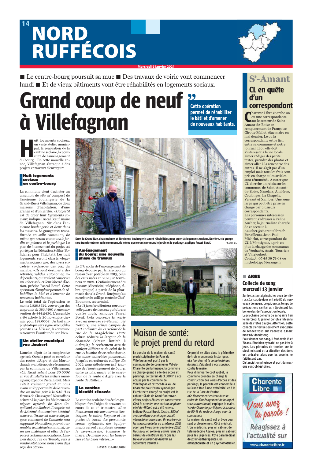 Grand Coup De Neuf À Villefagnan