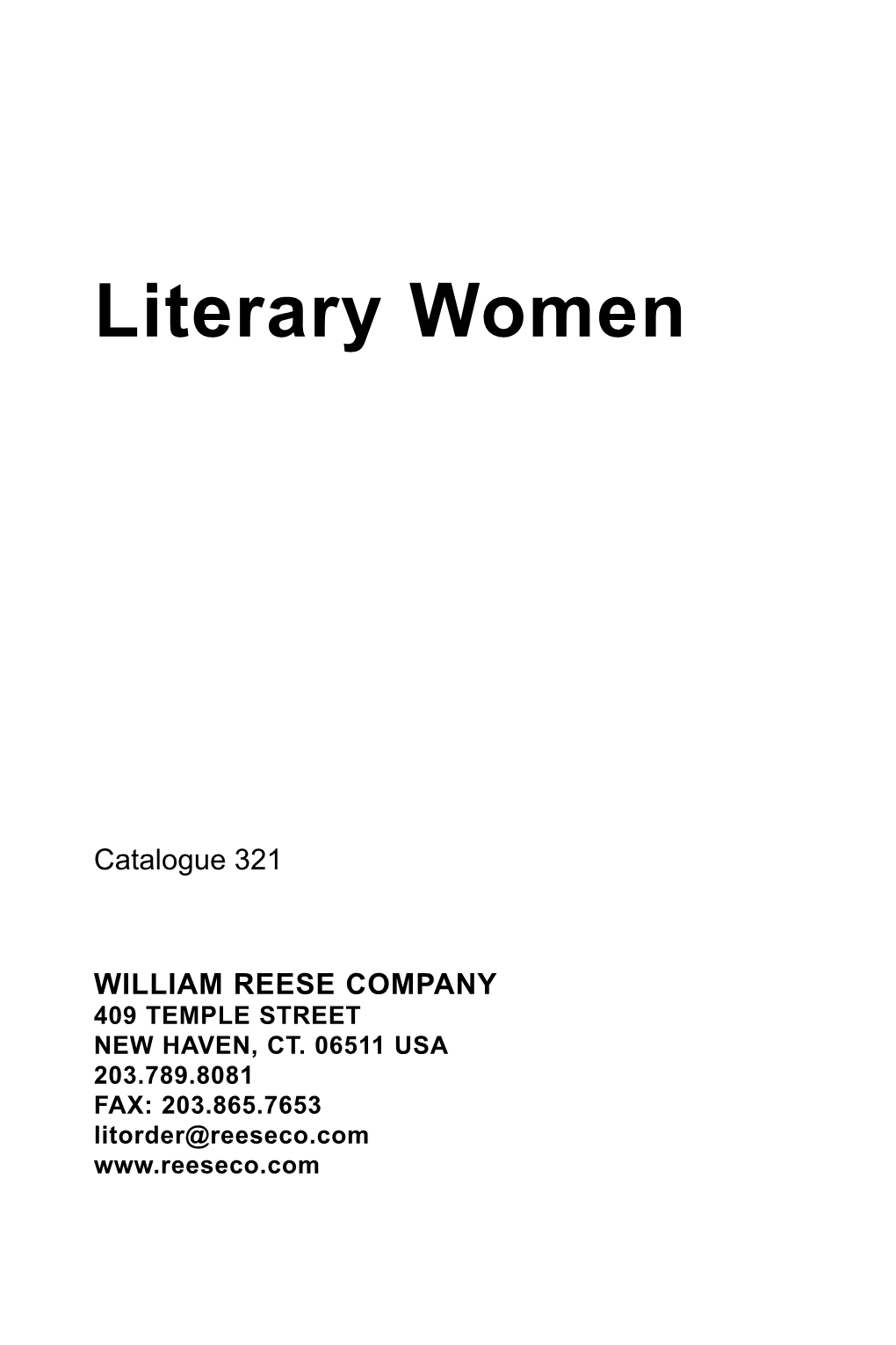 Literary Women