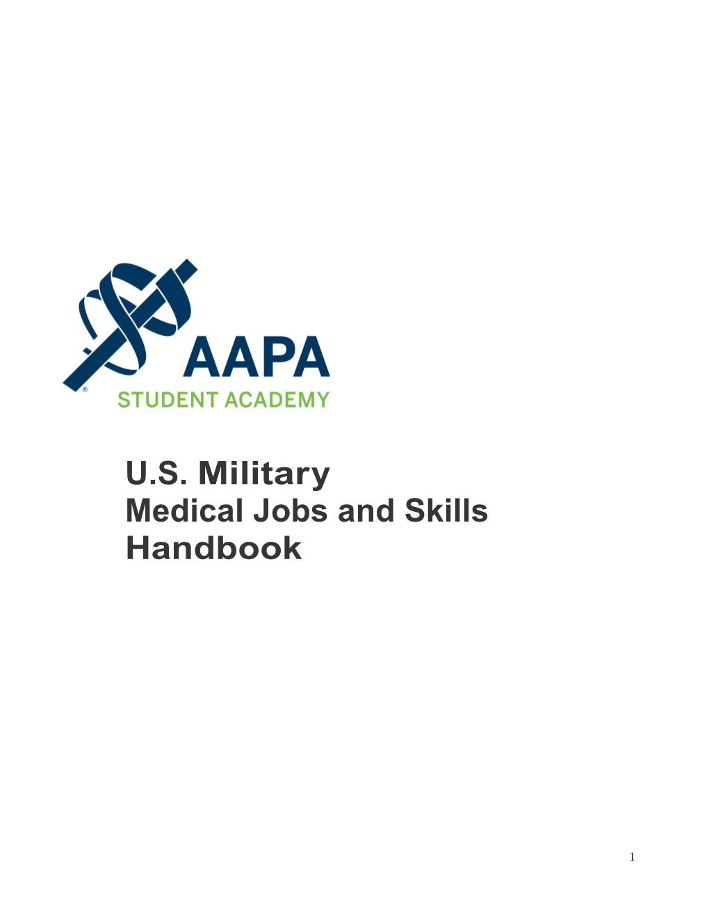 US Military Medical Jobs and Skills Handbook