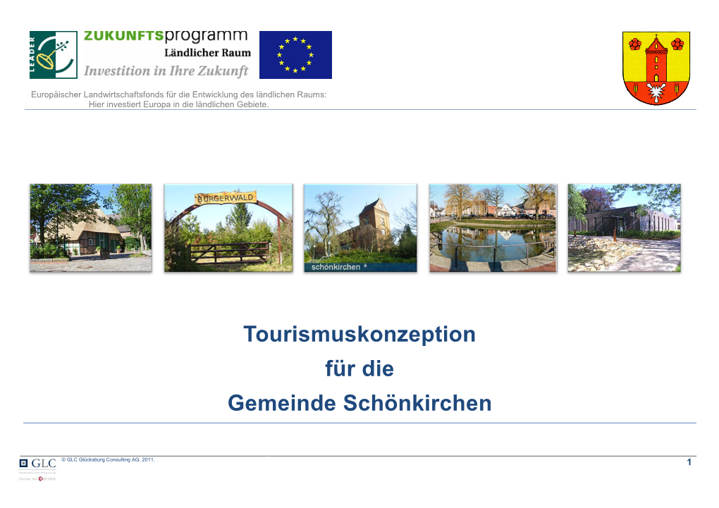 Tourismuskonzeption Für Die Gemeinde Schönkirchen