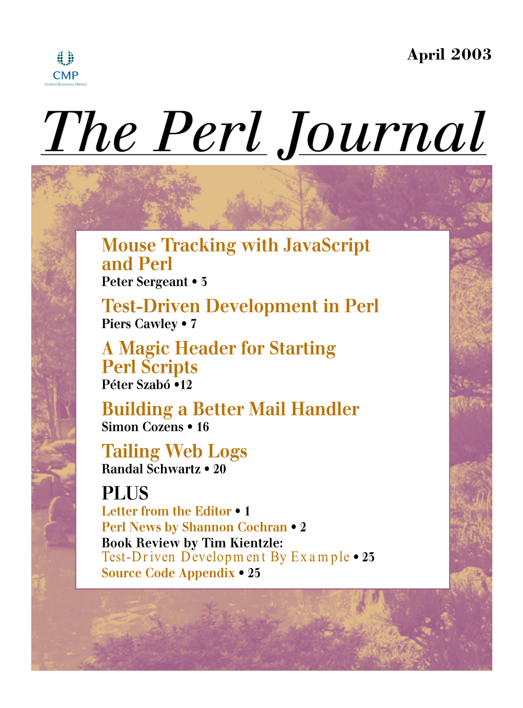 The Perl Journal the Perl Journal