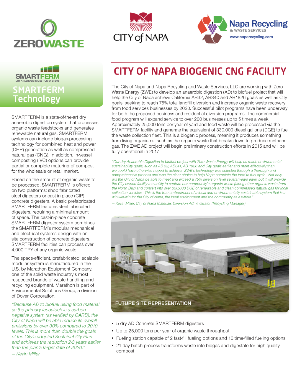 City of Napa Biogenic Cng Facility