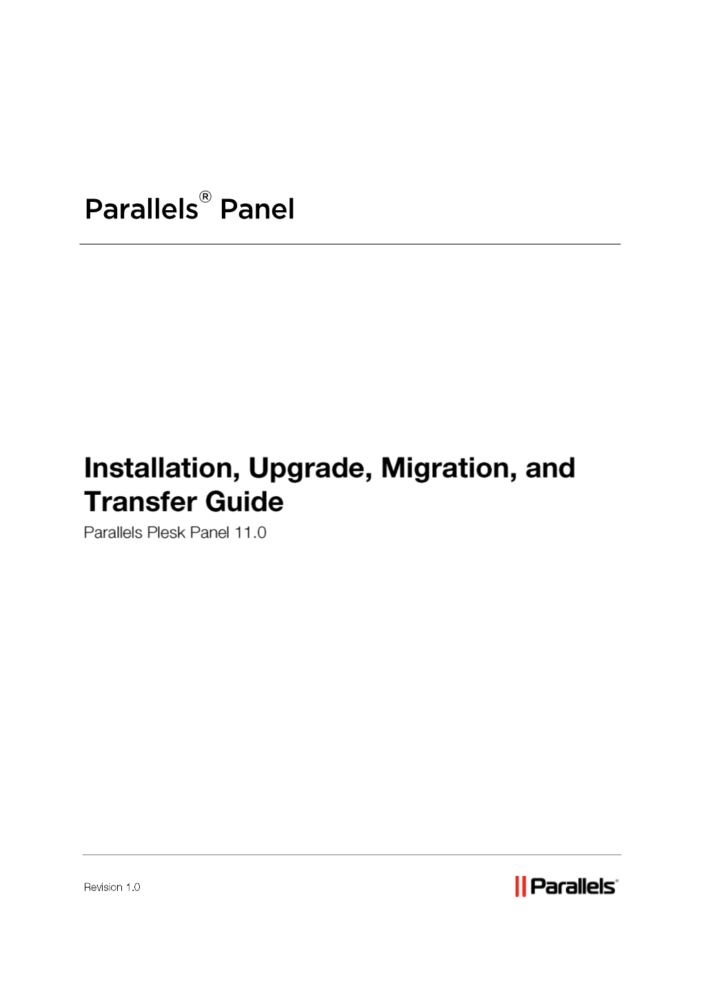 Parallels Plesk Panel on Physical and Virtual Servers
