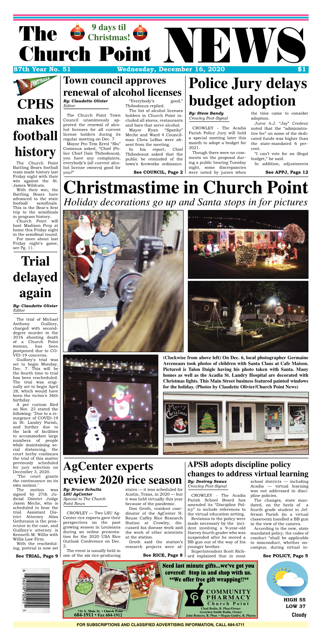 The Church Point NEWS