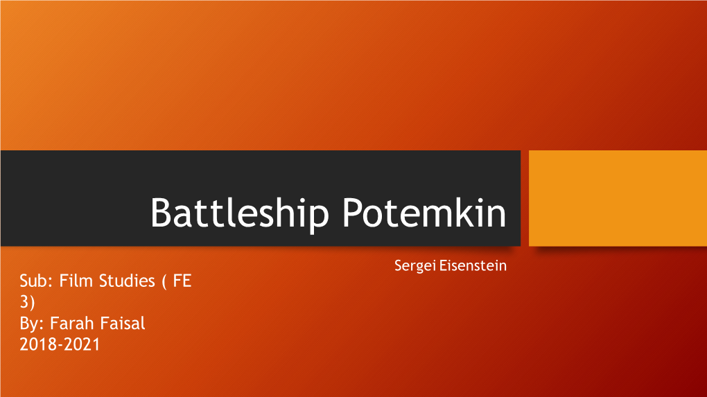 Battleship Potemkin