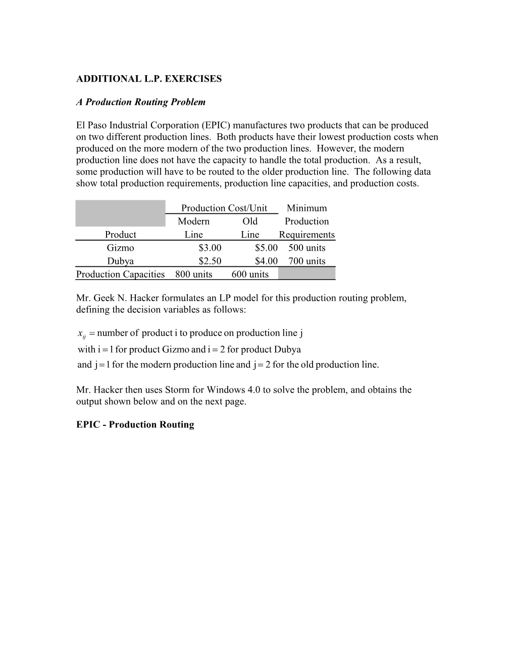 A Project Investment Portfolio Problem