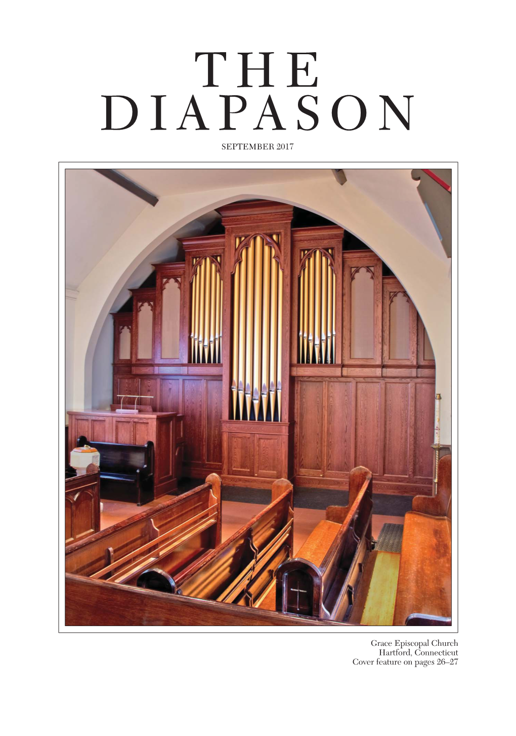 SEPTEMBER 2017 Grace Episcopal Church Hartford, Connecticut Cover