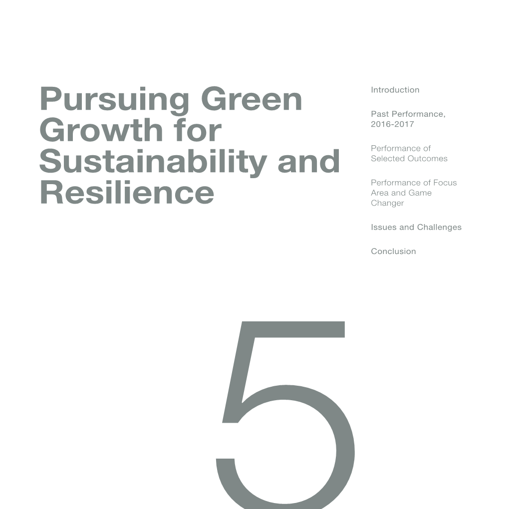 Pursuing Green Growth for Sustainability and Resilience 5-3