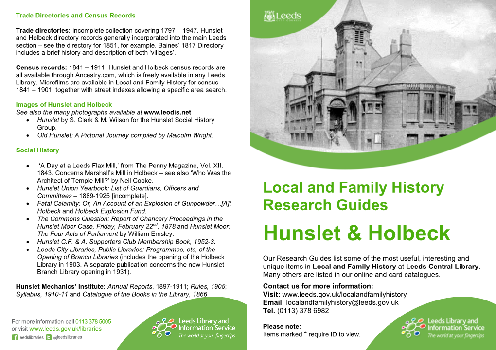 Hunslet & Holbeck