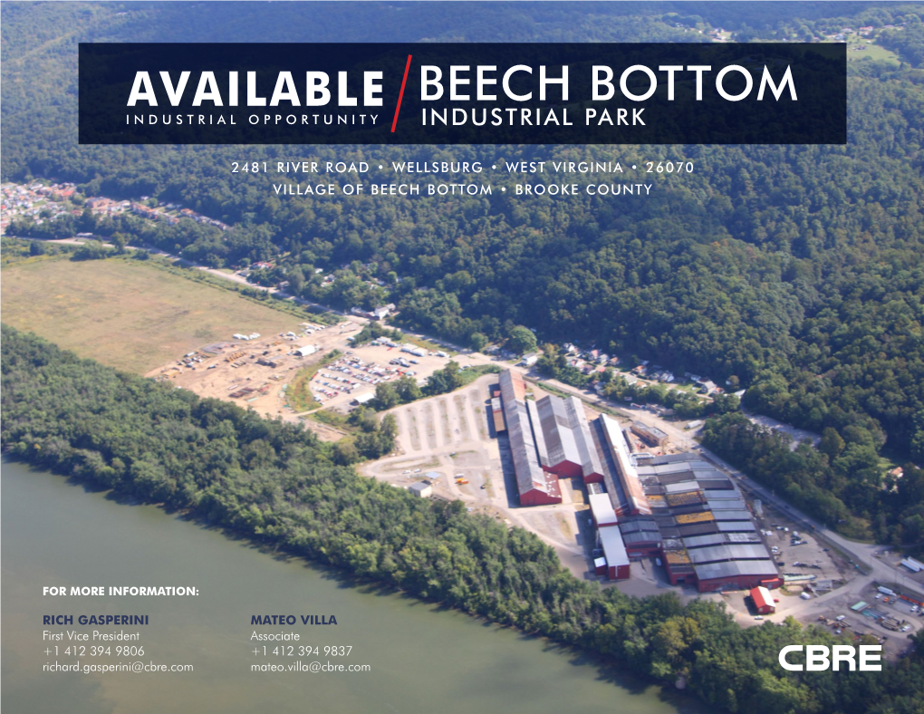 Beech Bottom Industrial Opportunity Industrial Park