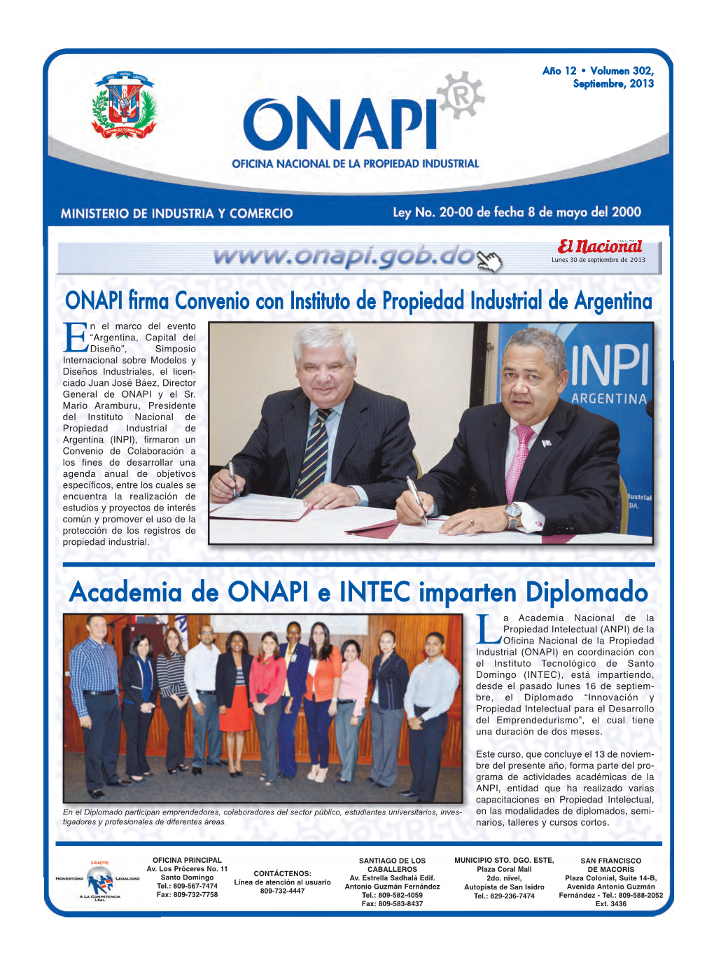 Academia De ONAPI E Intec Imparten Diplomado