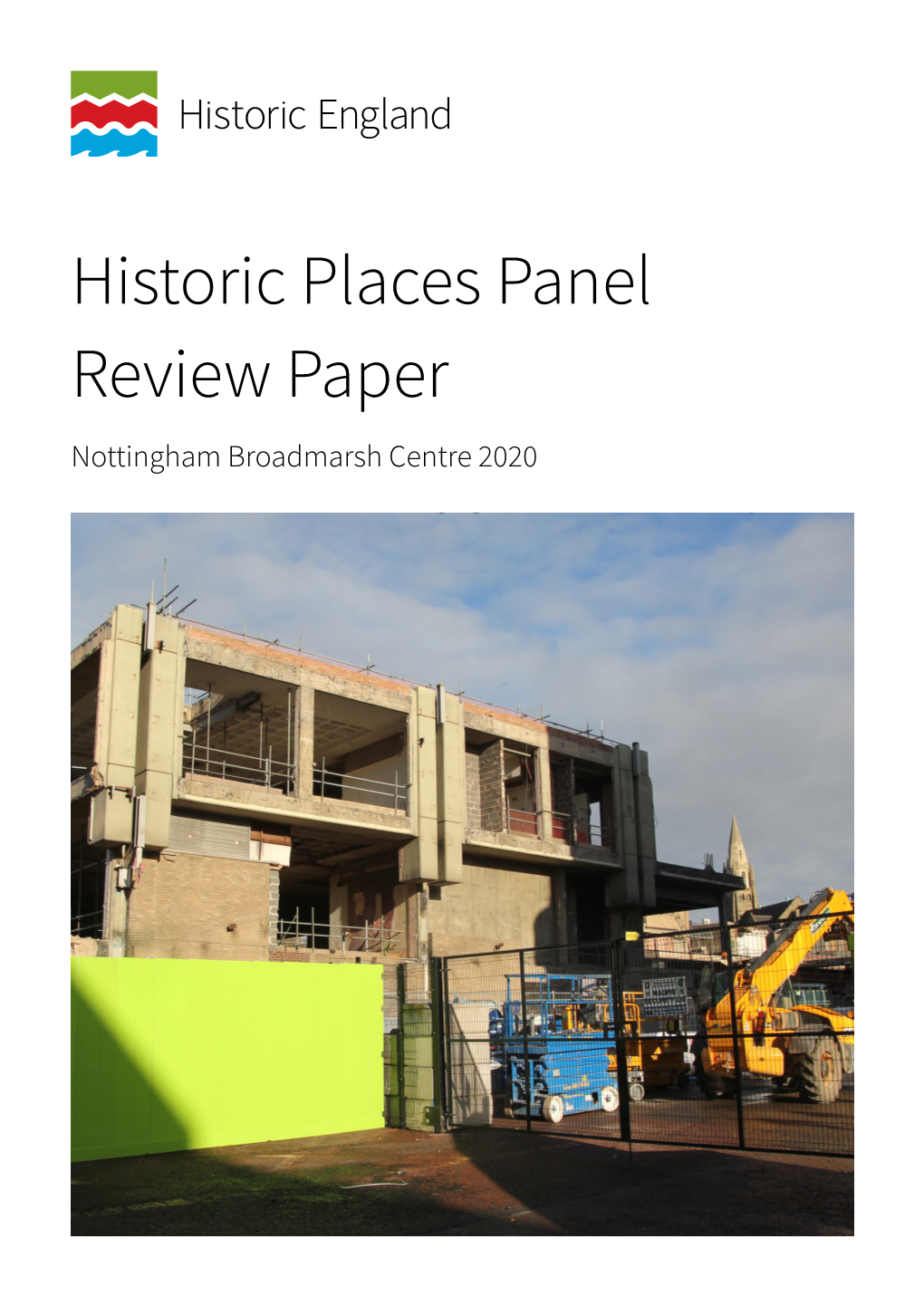 Historic Places Panel Review Paper
