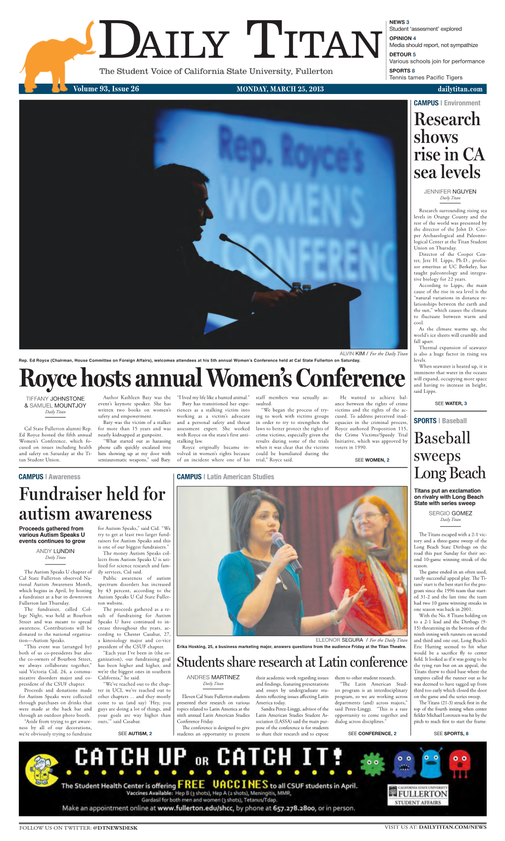 Royce Hosts Annual Women's Conference
