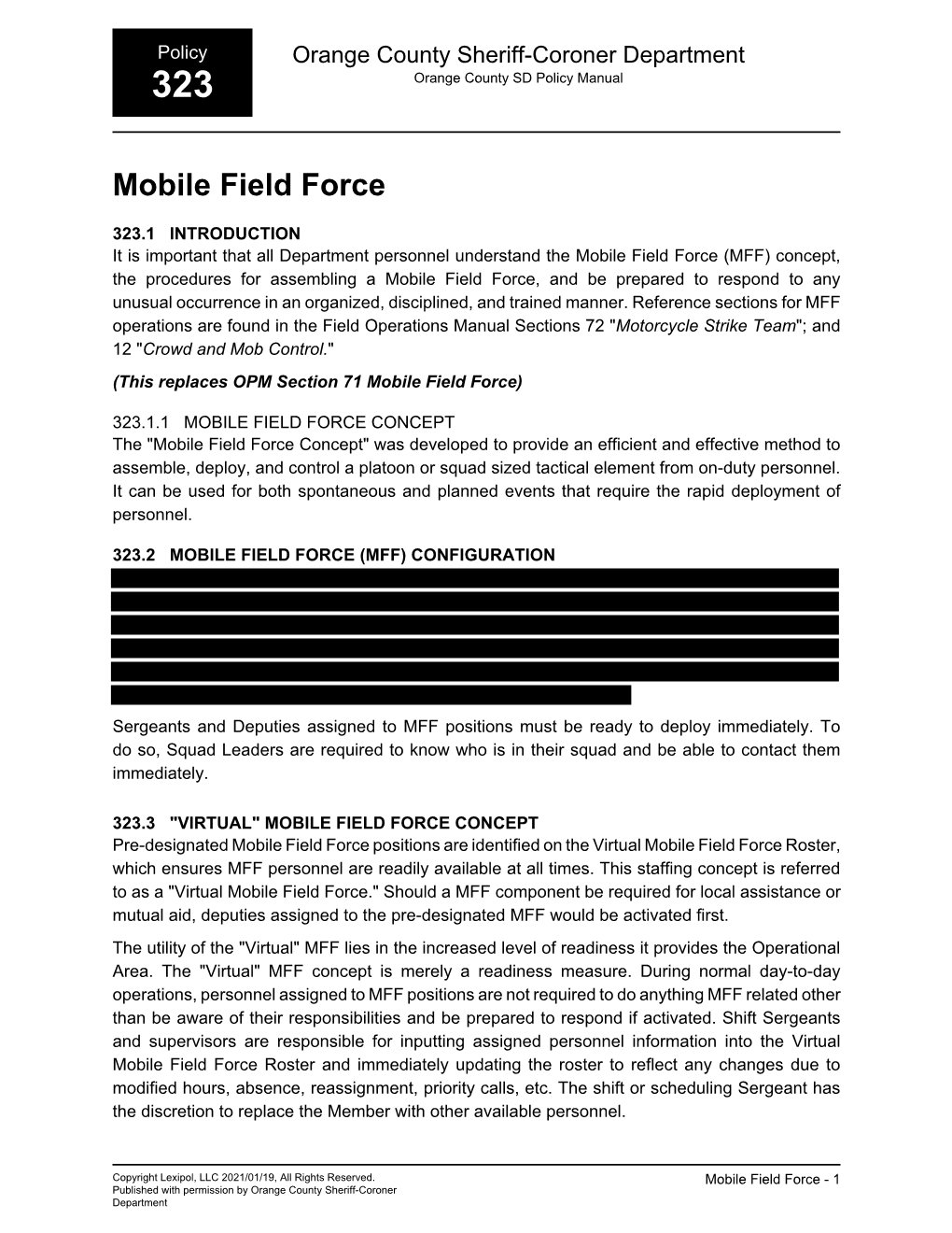 Mobile Field Force