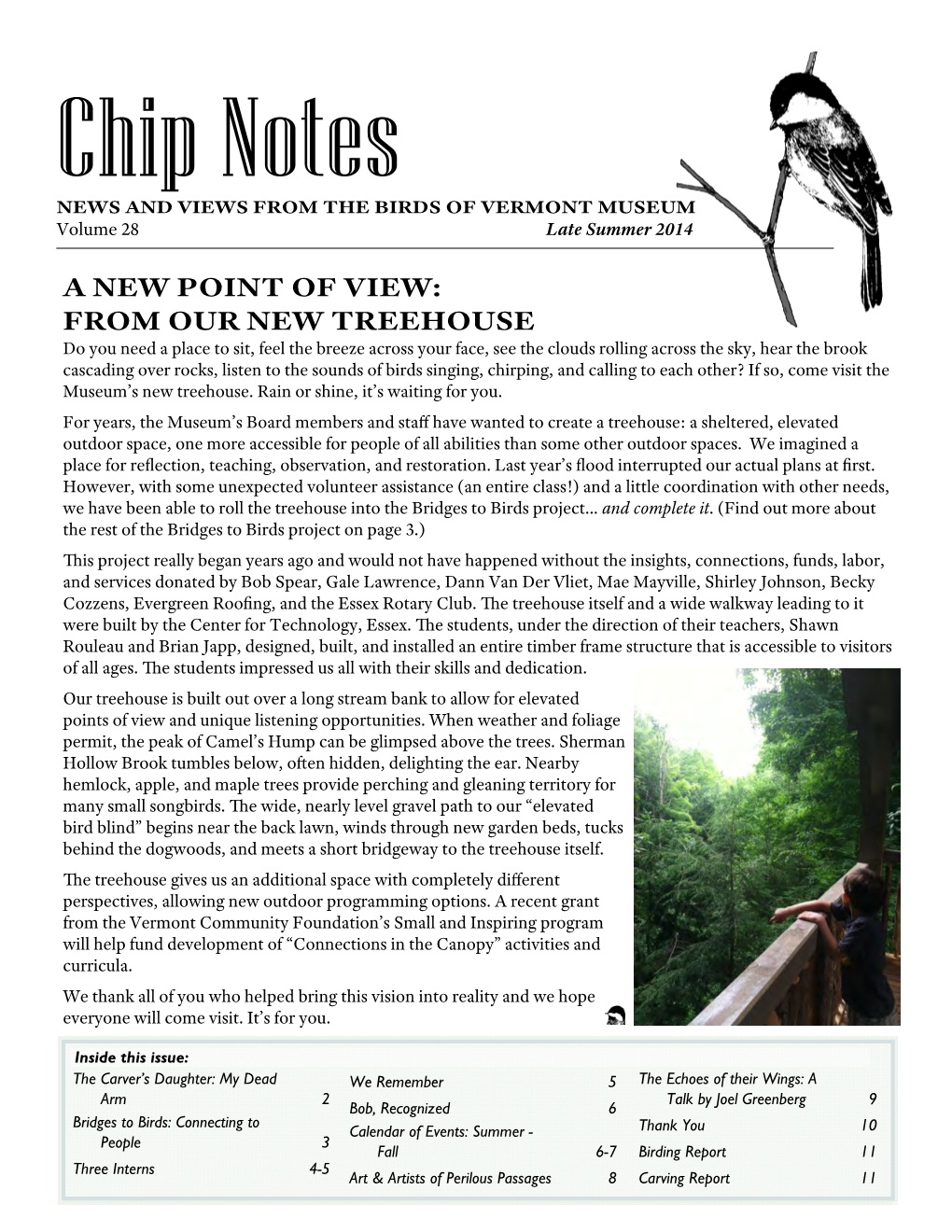 Chipnotes Latesummer 2014 With