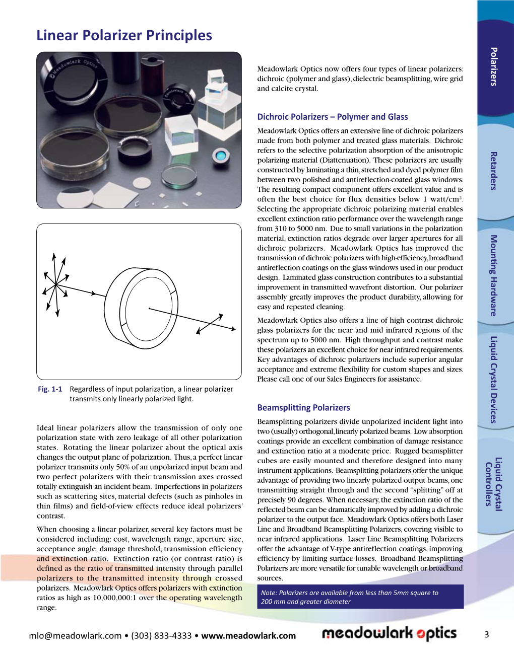 Linear Polarizer Principles