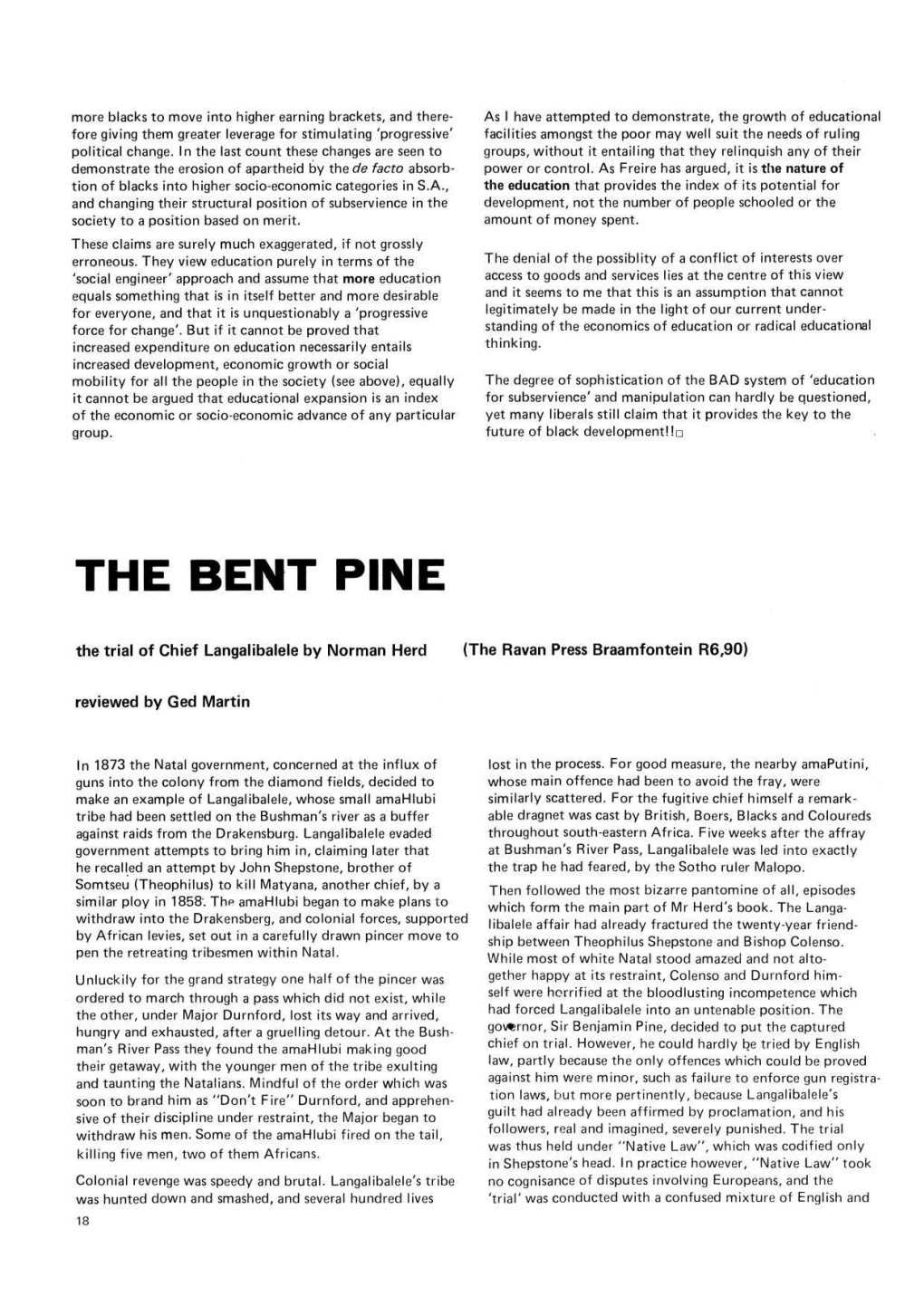 The Bent Pine