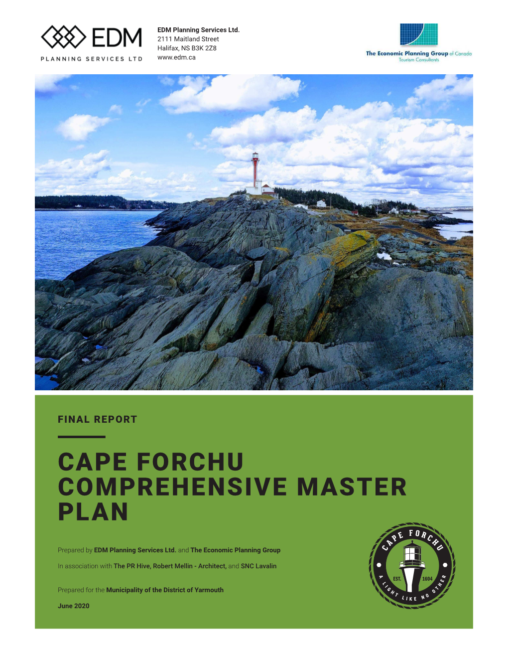 Cape Forchu Comprehensive Master Plan Final Report