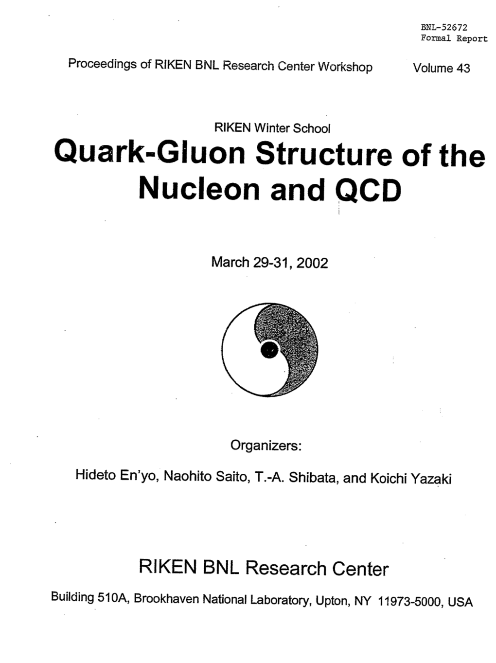 Quark-Gluon Structure of the Nucleon and QCD