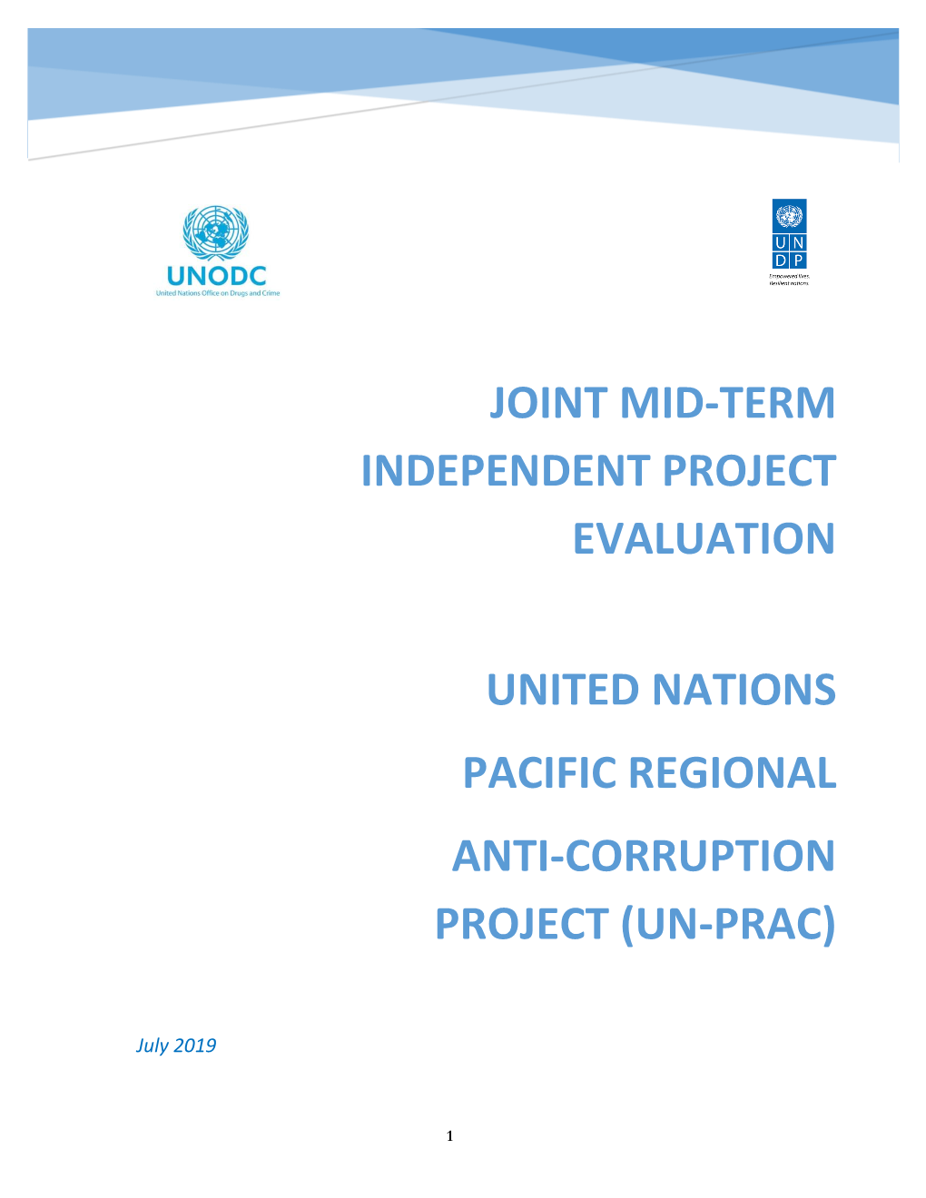 Mid-Term Review Global Anti Corruption Initiative