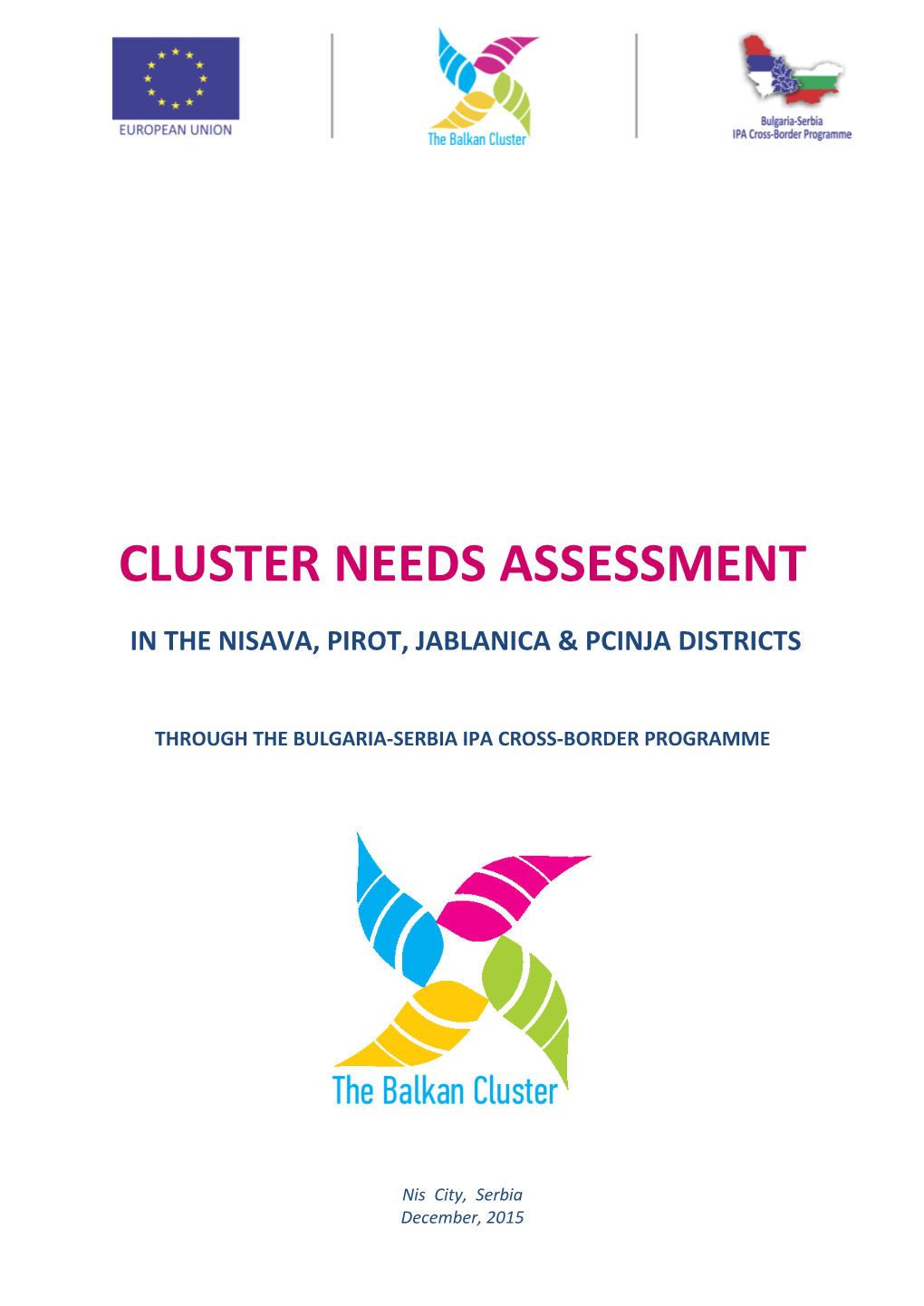 Cluster Needs Assessment
