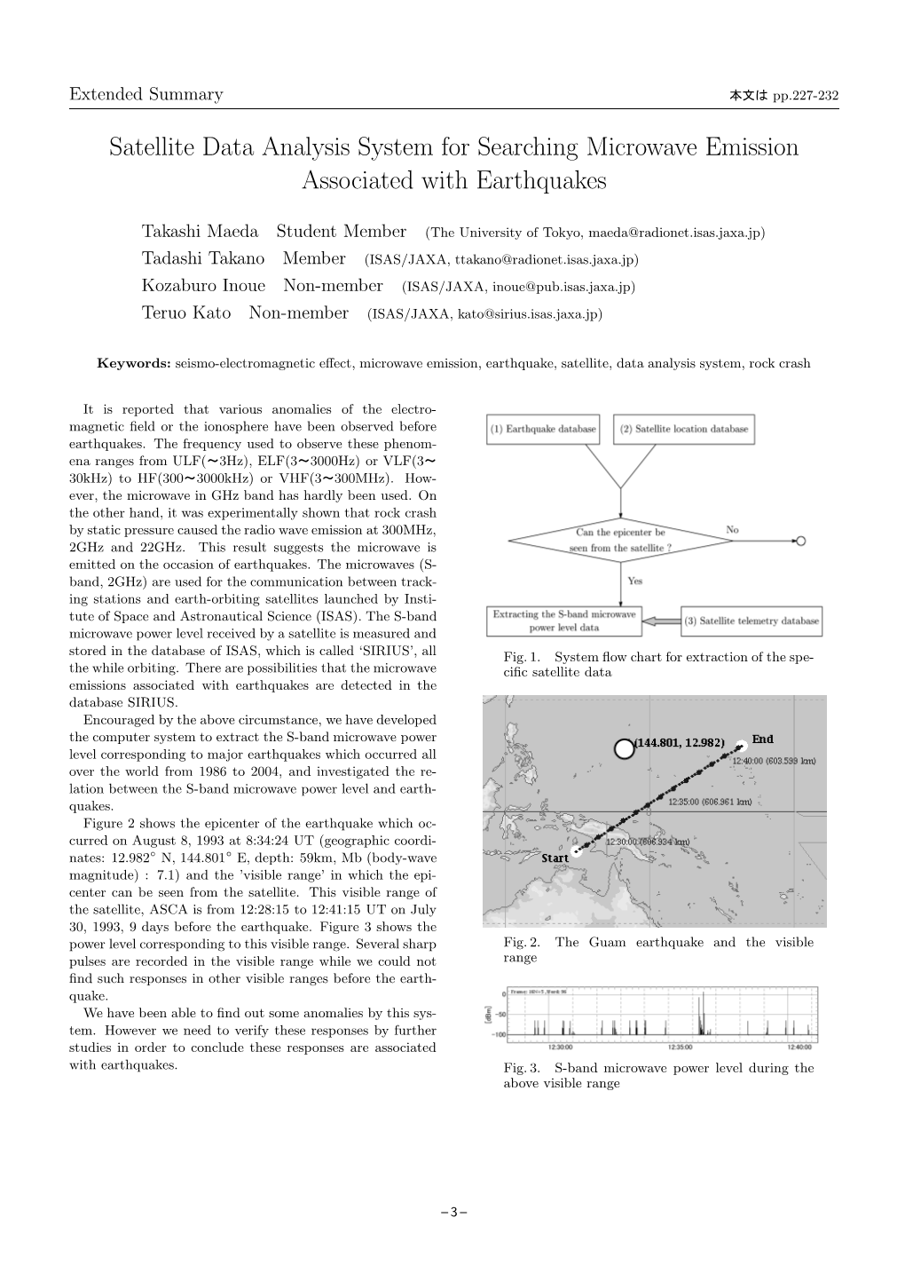 Satellite Data Analysis System for Searching Microwave Emission Associated with Earthquakes