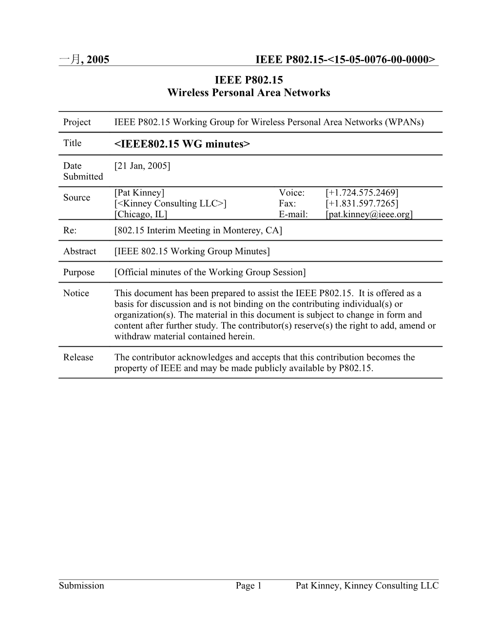 Wireless Personal Area Networks s37