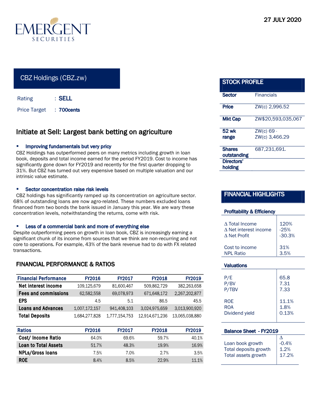 Initial Equity Research Report