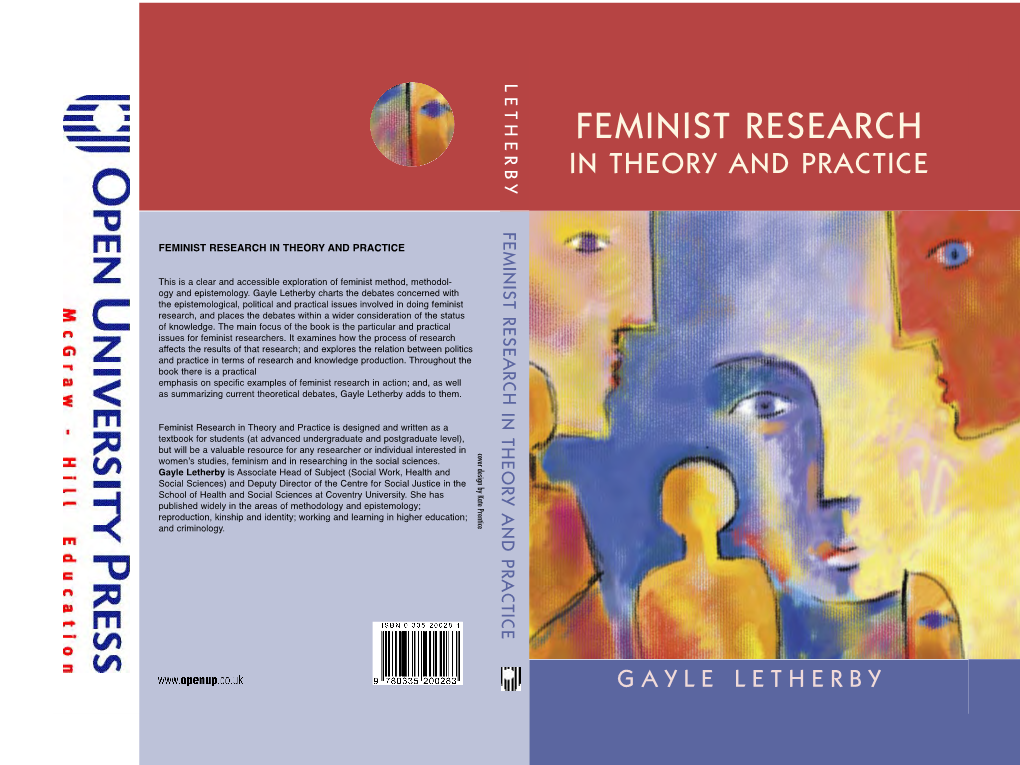 Feminist Research in Theory and Practice