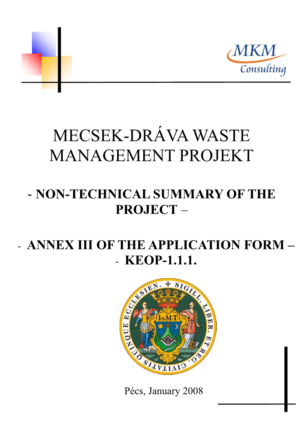 Mecsek – Dráva Waste Management Program