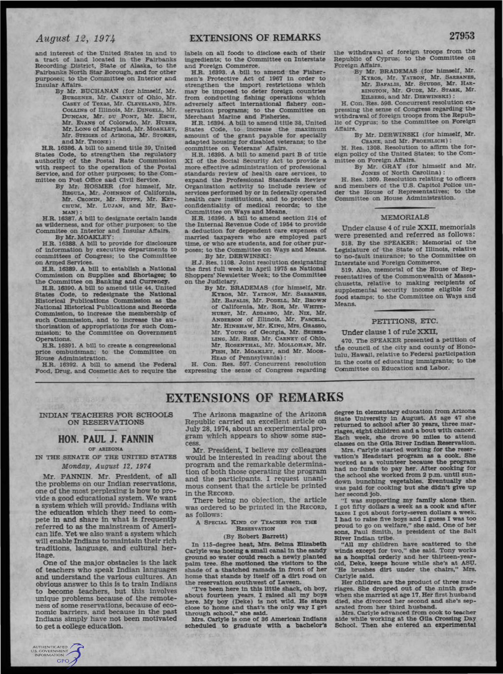 EX'tensions of REMARKS Degree in Elementary Education from Arizona INDIAN TEACHERS for SCHOOLS the Arizona Magazine of the Arizona State University in August