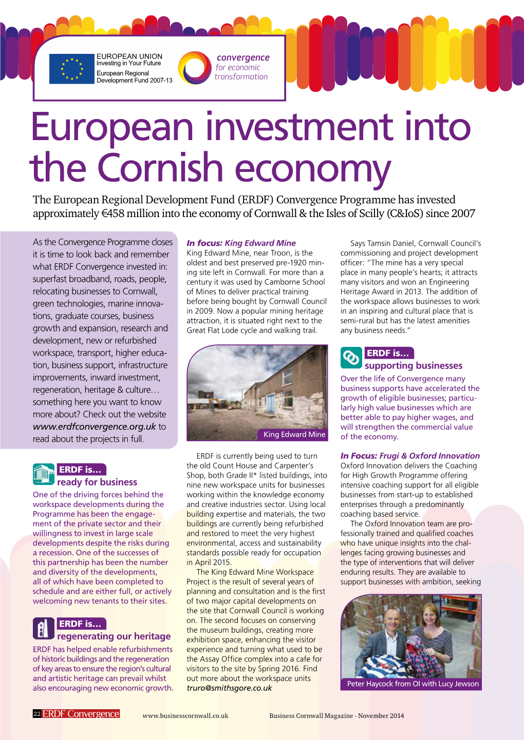 European Investment Into the Cornish Economy
